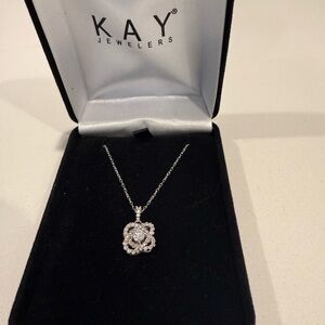 Kay Jewelers Silver Pendant Necklace